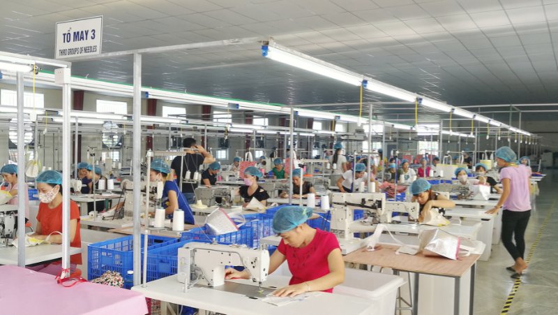 开云在线登录越南工厂正式投产实景拍摄